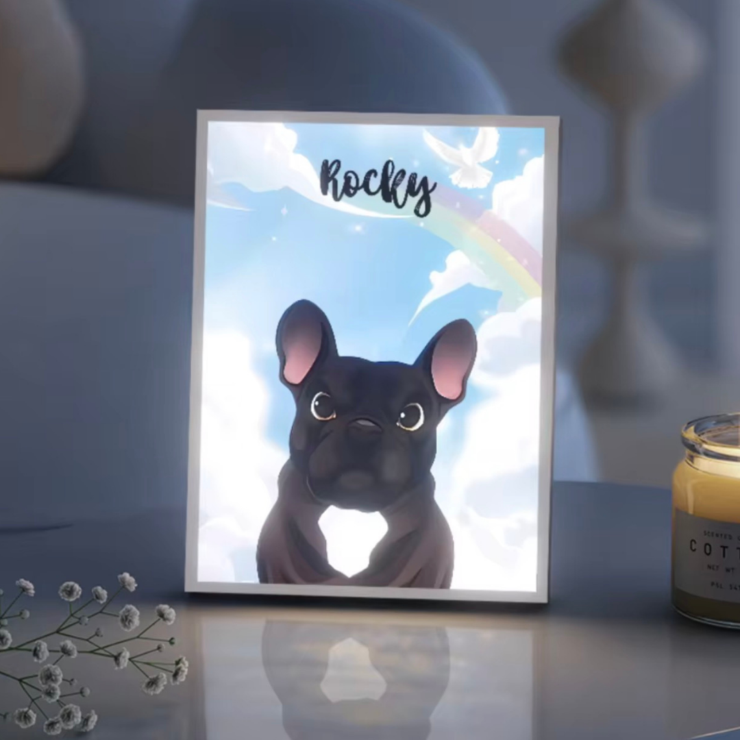 Custom Illustrated Light Frame from Your Photo